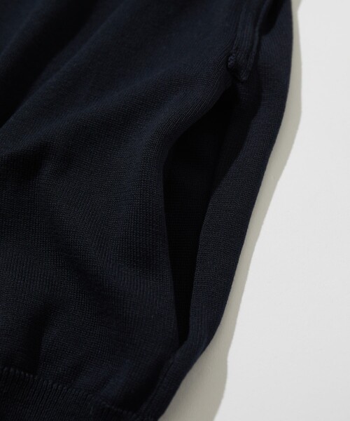 カーディガン CAHLUMN/カウラム Silk Cotton Long Sleeve Cardigan/シルク コットン ロングスリーブ カーディガ | CAHLUMN | 08