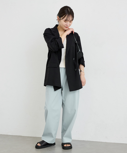 JOURNAL STANDARD リネンキュロットワイドパンツ　BLACK JOURNAL STANDARD（ジャーナルスタンダード）の「《追加》リネン
