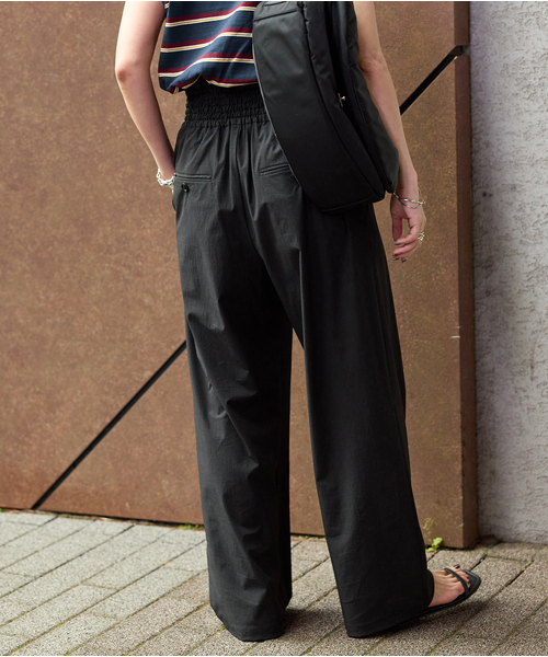 【美品】JOURNAL STANDARD LADYS ワイドパンツ 36 JOURNAL STANDARD パンツ 「追加6」ウールライクストレッチ