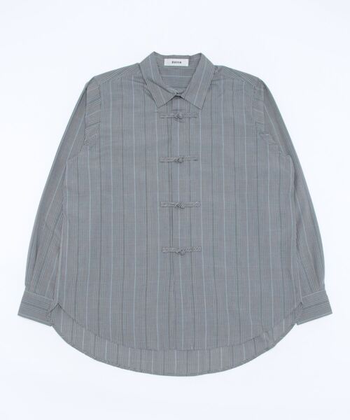 「ZUCCa」 長袖シャツ M size グレー レディース