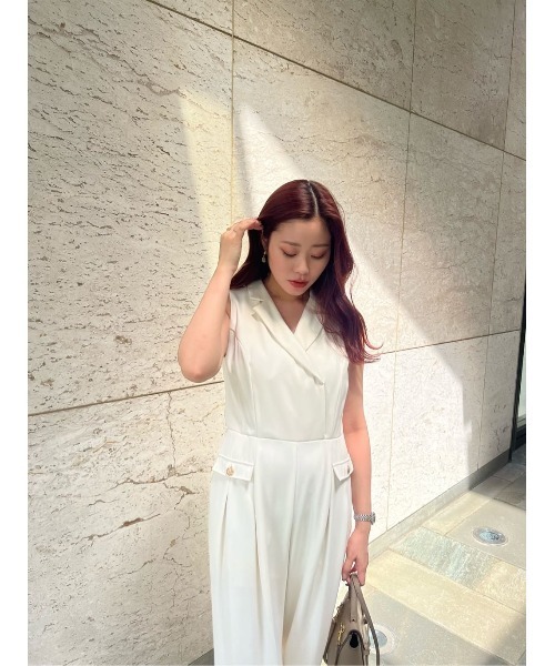 Her lip to オールインワン Louvre Ribbon Jumpsuit レディース