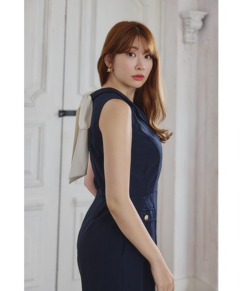 Her lip to オールインワン Louvre Ribbon Jumpsuit レディース