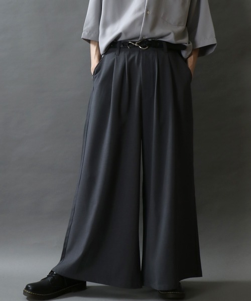 SITRY スラックス 2Tuck Drape Wide Skirt Pants/別注 2タック