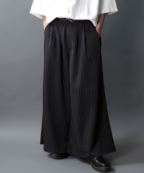 60's Saxon 42TALON 総柄 織り柄 タック スラックスパンツ SITRY（シトリー） ワイドパンツ スラックス 2026SS新柄追加 SITRY