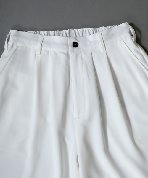 00s~ 2タック スラックス 袴パンツ ショーツ ドレープ モードロック SITRY スラックス 2Tuck Drape Wide Skirt Pants/別注 2タック
