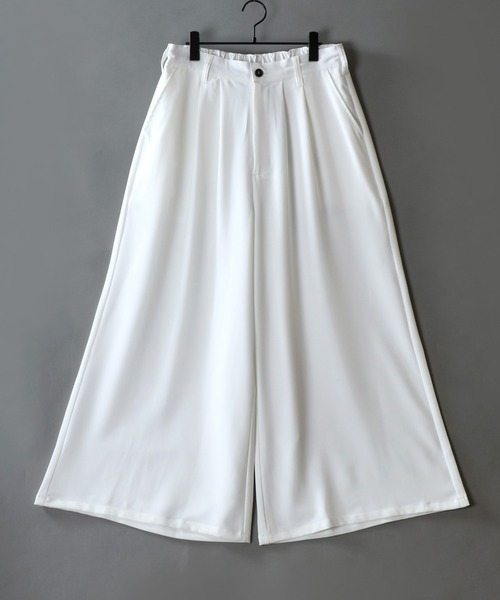 00s~ 2タック スラックス 袴パンツ ショーツ ドレープ モードロック SITRY スラックス 2Tuck Drape Wide Skirt Pants/別注 2タック