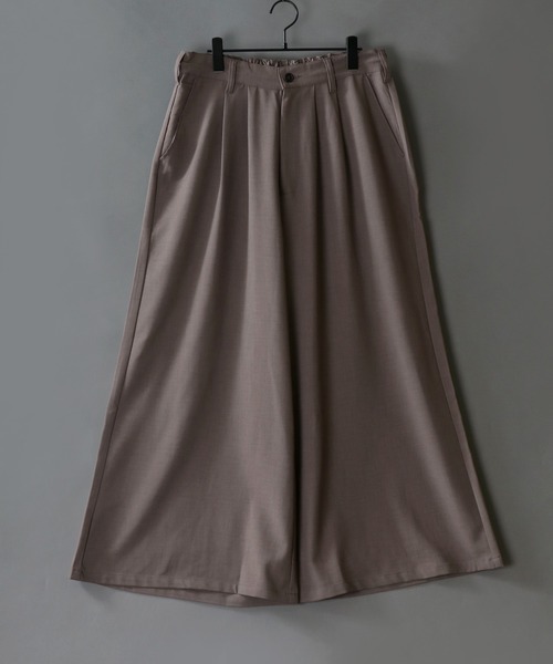 SITRY スラックス 2Tuck Drape Wide Skirt Pants/別注 2タック