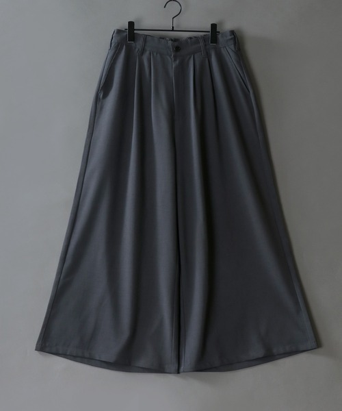 00s~ 2タック スラックス 袴パンツ ショーツ ドレープ モードロック SITRY スラックス 2Tuck Drape Wide Skirt Pants/別注 2タック