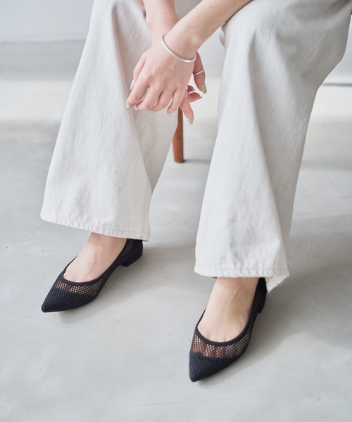 ルタロン　パンプス　24cm Le Talon◇パンプス/24cm/WHT