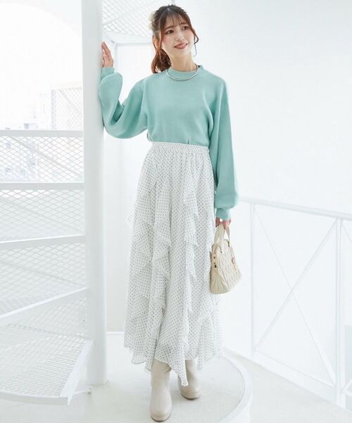 MAJESTIC LEGON（マジェスティックレゴン） ロング スカート エアリー