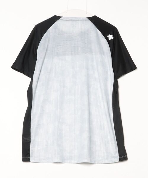 「DESCENTE」 半袖Tシャツ 0 ブラック メンズ