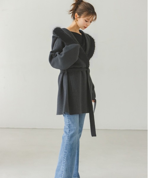 【SNIDEL】ファーコート SNIDEL（スナイデル）の「ファーコート（その他アウター）」 - WEAR