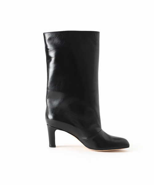 9.9万✨未使用 ネブローニ ロングブーツ 24年製 ブラック 39 イタリア製 イタリア製 ロングブーツ レディース 本革 厚底 ラウンドトゥ