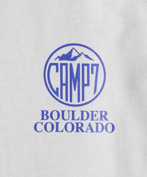 「CAMP7」 長袖Tシャツ L ライトベージュ メンズ