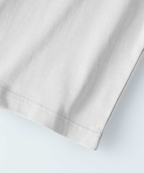「CAMP7」 長袖Tシャツ L ライトベージュ メンズ