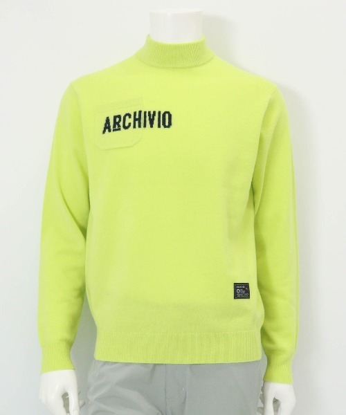 archivio（アルチビオ） セーター ニット 「MENS」カシミヤ100％ロゴ