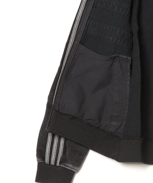 adidas ブラックデニム ジャケット adidas ナイロンジャケット アディカラー ファースト ブラック