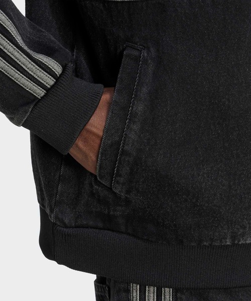 adidas ブラックデニム ジャケット t06022511.jpg