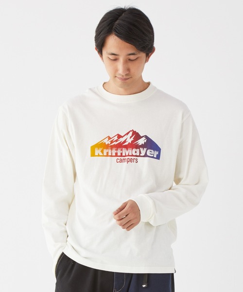 「KRIFF MAYER」 長袖Tシャツ LARGE ブラック系その他 メンズ