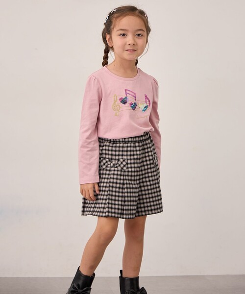 ANY（エニィ） tシャツ ミラクルスパンコール 長袖Tシャツ キッズ 子供