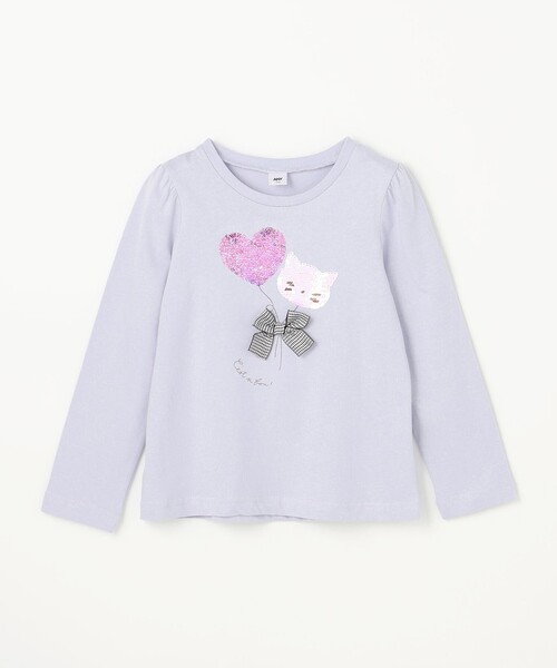 ANY（エニィ） tシャツ ミラクルスパンコール 長袖Tシャツ キッズ 子供
