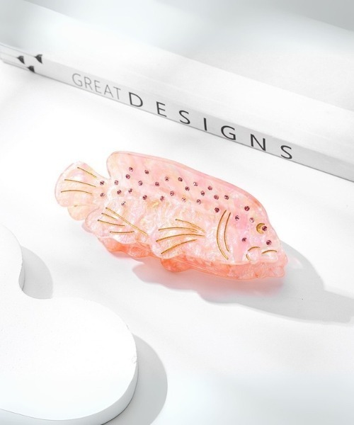 nico ヘアクリップ 「 / ニコニコ 」海のいきもの アセテートヘア