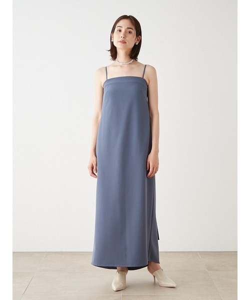 SNIDEL（スナイデル） キャミソールワンピース 0 ブラック レディース