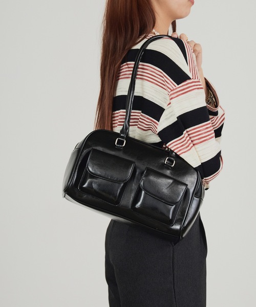 AO2 ショルダーストラップ ショルダーバッグ バッグ Faux Leather 2