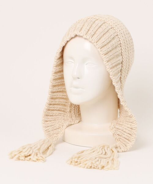 IENA 【RIVIERA CASHMERE】ニットキャップ&アームウォーマー AMINA COLLECTION ニット帽 ニットキャップ Amina/アミナ ニット