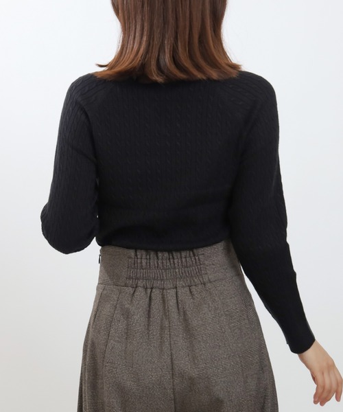 ASTORIA ODIER（アストリアオディール） ニット セーター スカラップ