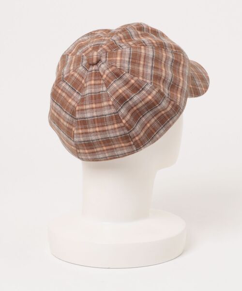 Chiina 帽子 キャスケット Chiina / チェック柄キャスケット帽