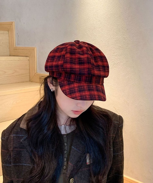 Supreme チェック柄キャスケット Chiina 帽子 キャスケット Chiina / チェック柄キャスケット帽