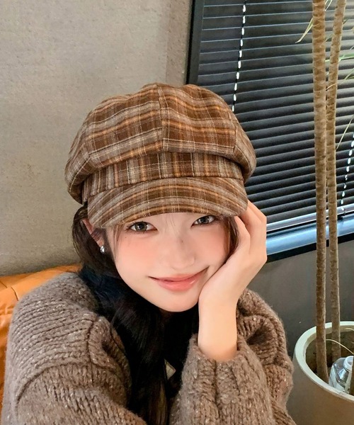 Supreme チェック柄キャスケット Chiina 帽子 キャスケット Chiina / チェック柄キャスケット帽