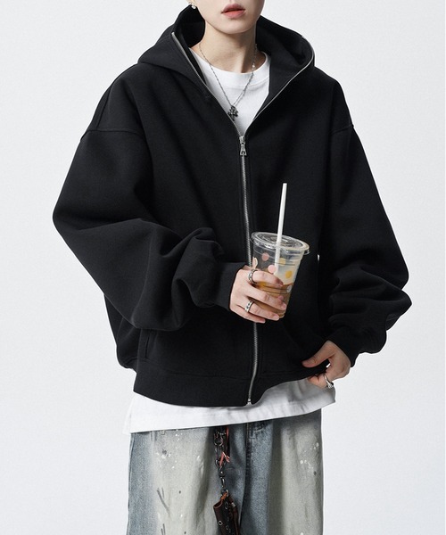 ウンソク パーカー フーディー JOHNNY WOLF（ジョニーウルフ） パーカー DELLING ダンボール